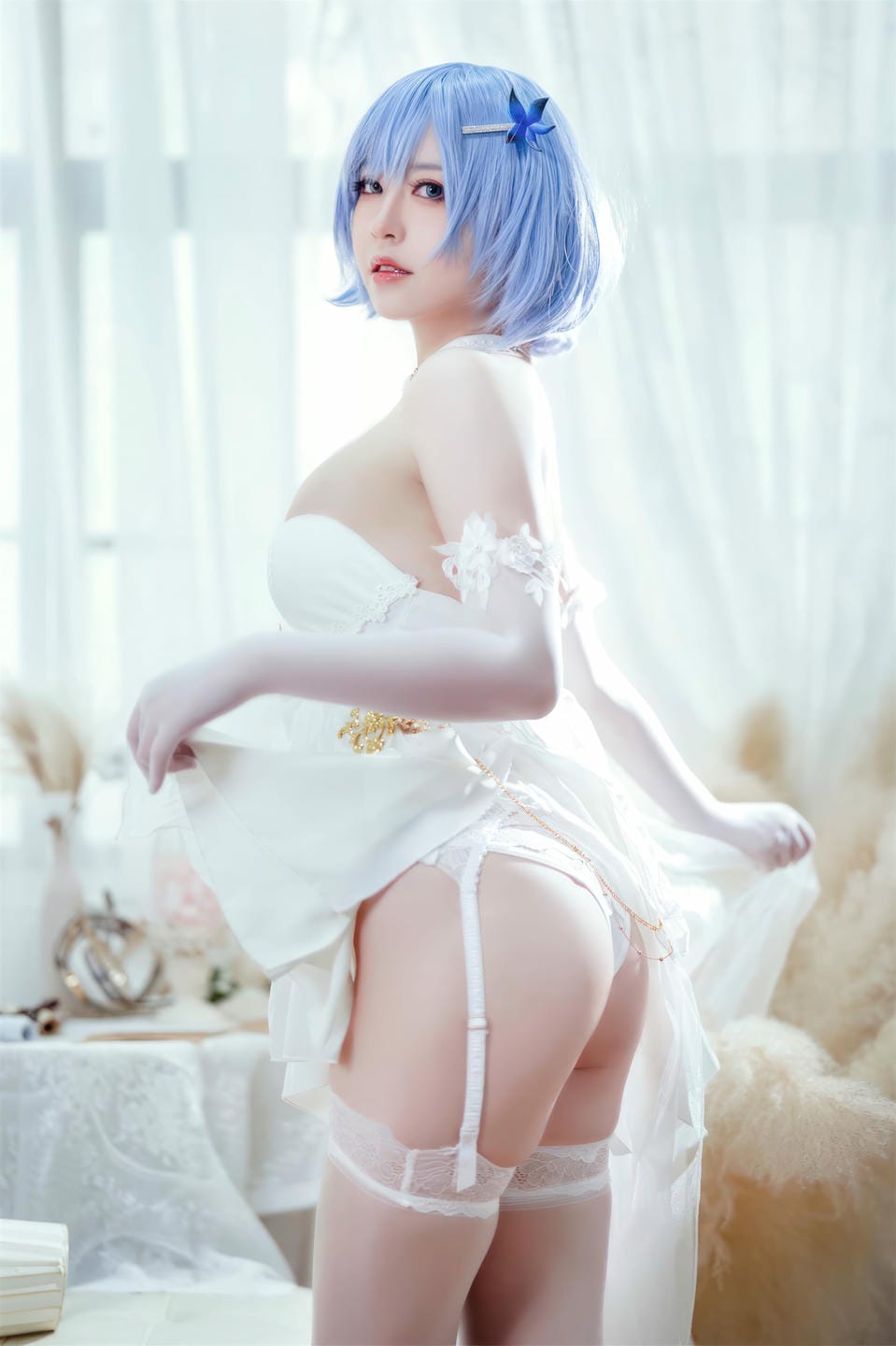 半半子 - 碧蓝航线 恰巴耶夫 白骑兵的旋律 礼服 [64P2V-306M] 1 (40).jpg